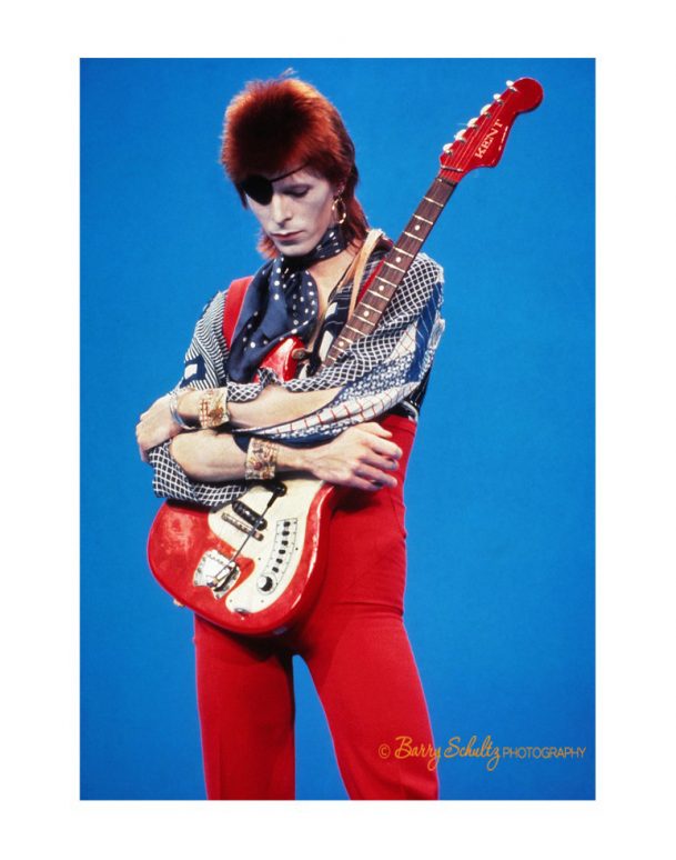 david bowie, barry schultz, ziggy stardust, diamond dogs, changes, heroes, lets dance, the man who sold the world, space oditty, young americans, live, eyepatch, posed, hunky dory, blackstar, classic rock photography, print, iconic, fine art, rebel rebel, suffragette city, queen bitch, under pressure, fashion, dancing in the street